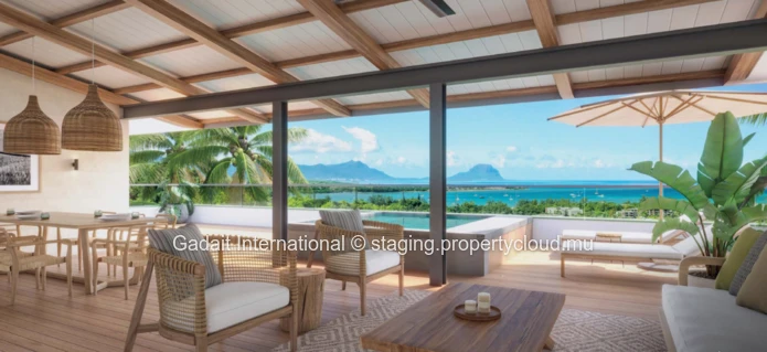 Villa with pool, sea view, and golf course access | Black River, Mauritius