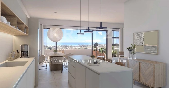 Horizon Turquoise et Esprit Contemporain - Magnifique Appartement de 3 chambres