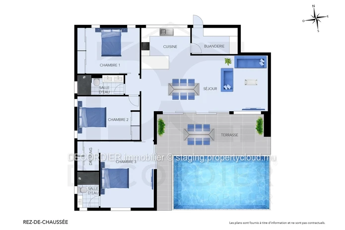 Contemporary Single-Storey Villa with Swimming Pool