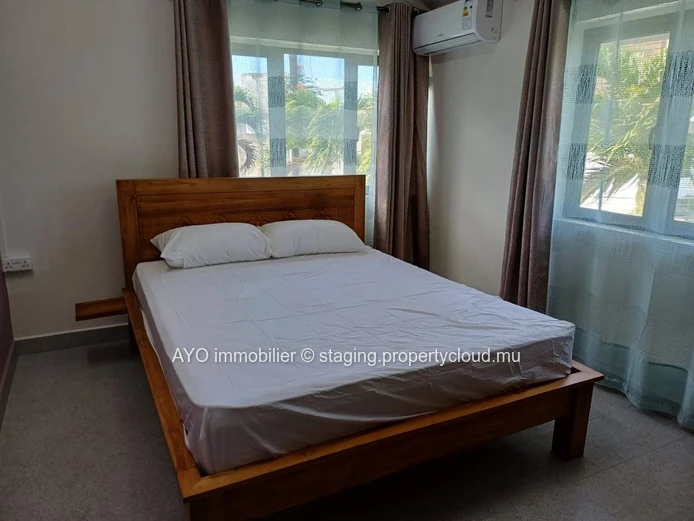 First floor 2 bedrooms apartment in Pereybere-Beach with amenities nearby 