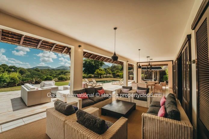 Luxury Villa with Mountain and Golf Views for Sale | Tamarina Golf Resort, Mauritius