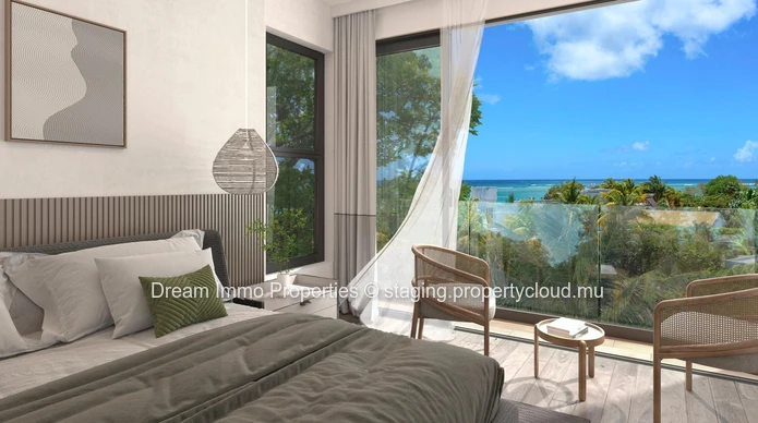 Vue Mer Imprenable ! Appartements 2 Chambres Avec Piscine Privee A Pereybere - Ile Maurice