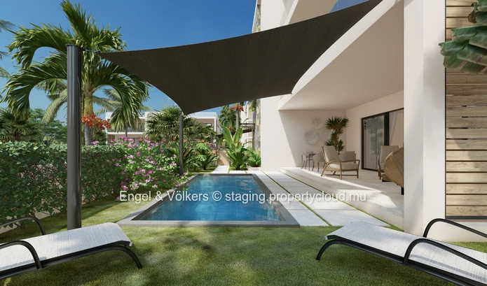 Modern Coastal Living in the Heart of Tamarin with Private Garden and Pool