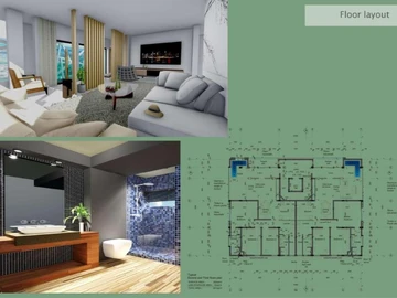 Appartement de 3 Chambres