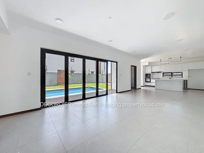 New house under construction, unfurnished.