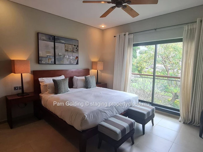 À vendre : Appartement 3 chambres avec vue sur le trou n°9 – Anahita Golf Estate, Beau Champ