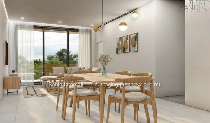 Duplex à vendre à Trou aux Biches, 216m², terrain en toute propriété, piscine commune