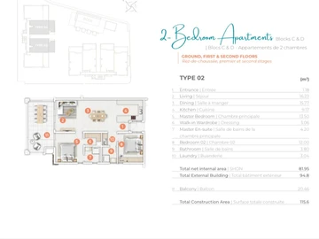 2 Bedroom Apartment