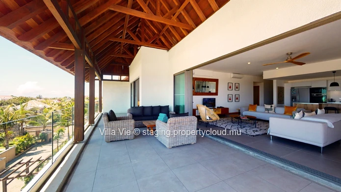 Grand Gaube - Belle penthouse avec piscine