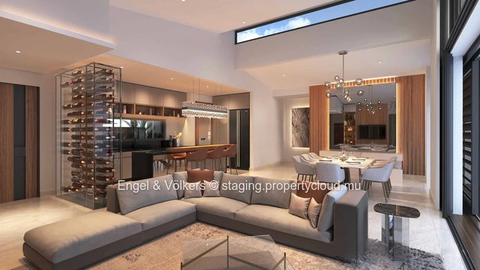 Villa with Architectural Clarity, Private Master Suite and Garden Residence