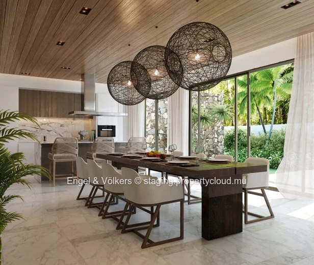 Unparalleled Luxury Living: Beachfront Villa Oasis in Mauritius