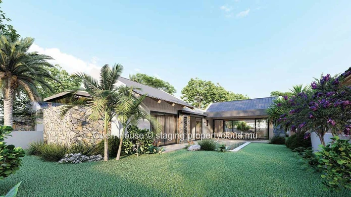 Mont Mascal, Villa exclusively for Mauritians, 3 bedrooms, 2 bathrooms, swimming pool.