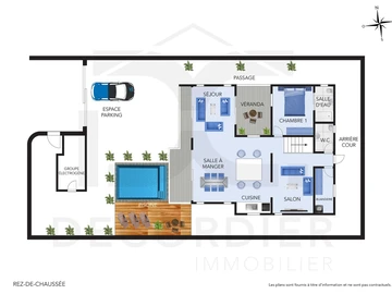 Maison de 3 Chambres