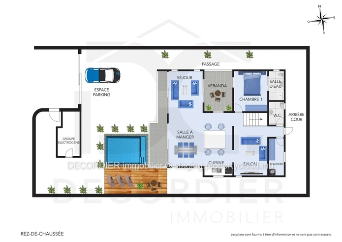 À Louer – Magnifique villa contemporaine avec piscine