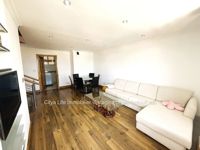Luxurious 4-Bed penthouse in Quatre Bornes with Rooftop Access & Mountain Views.