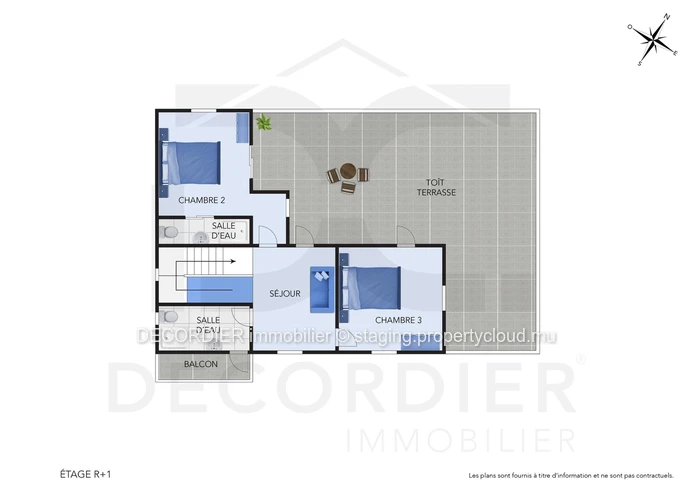 Large modern house with swimming pool and a large garden