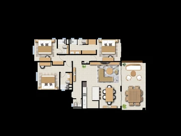 Appartement de 2 Chambres