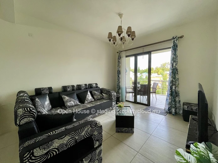 Appartement meublé 3 chambres à louer à Flic en Flac avec piscine