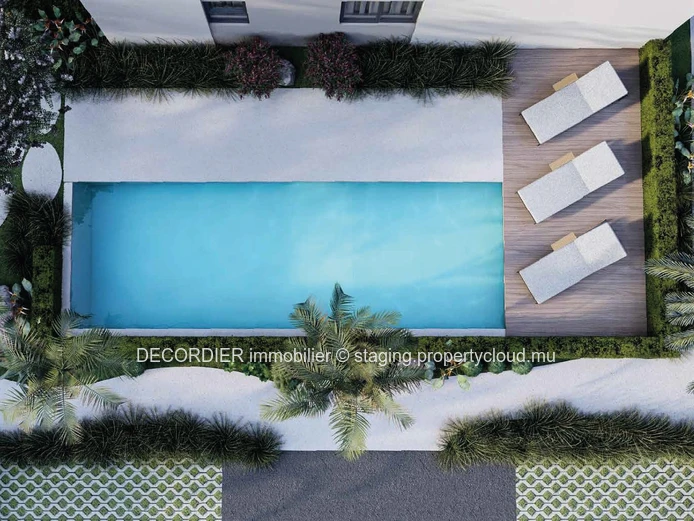 Vaste appartement avec rooftop à Grand Baie