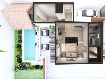 Villa de 3 Chambres