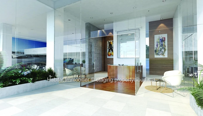 TO RENT - Unfurnished office of 84.2 m2 strategically located at the entrance of Grand Bay 