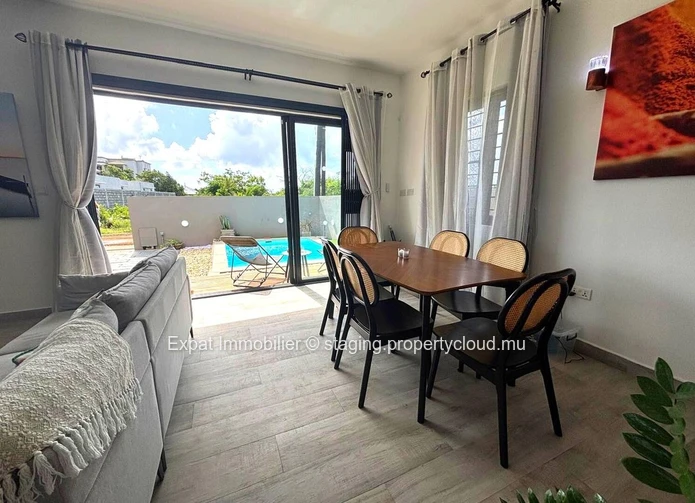  FOR RENT - Detached 3-bedroom villa with pool in Grand Baie