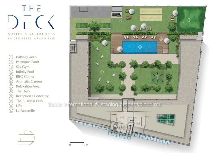 Stunning Mall Apartments with Sea Views in Grand bay, Communal Pool 