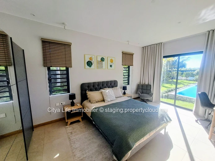 Stunning Furnished House with Private Pool for Rent at Mont Choisy