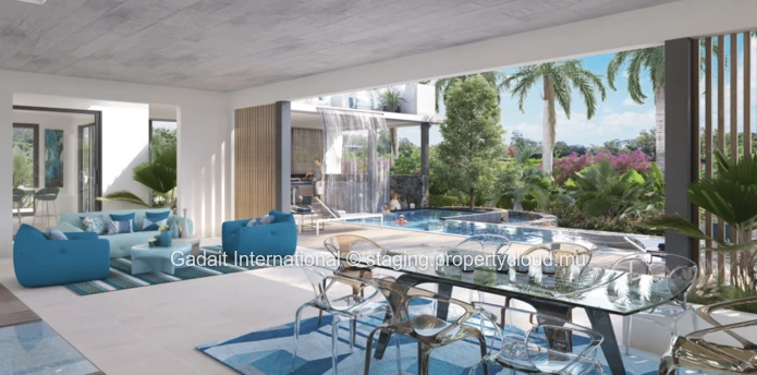 Investissez dans une villa de luxe sur le golf d'Anahita dans l'est à l'Ile Maurice