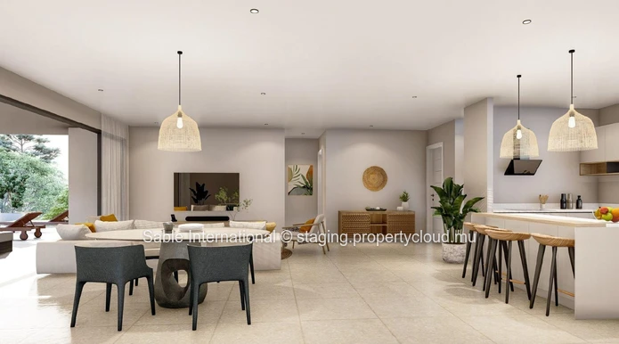 Luxurious Penthouse in Trou aux Biches with Communal Pool & Modern Amenities! 