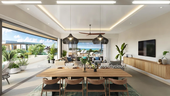 Luxury Penthouse with Private Pool in Smart City Grand Baie - 344m² Living Area - Close to Schools, Shops, and More! - $