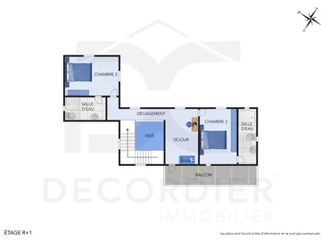 Maison de 3 Chambres