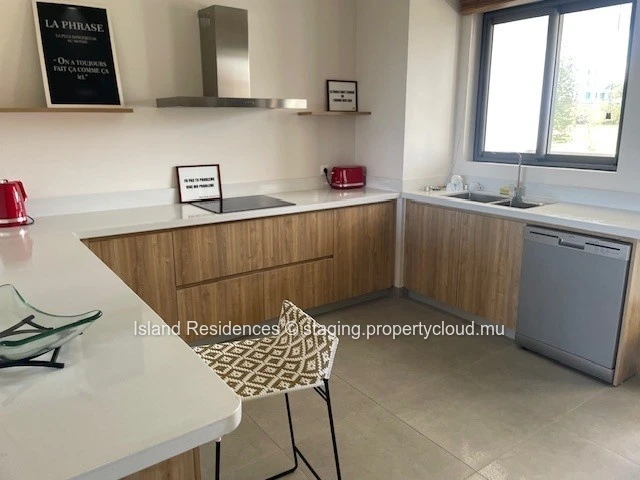 3 bedroom apartment on the second floor (escalator) in a new upscale secure residence with swimming pool and parking