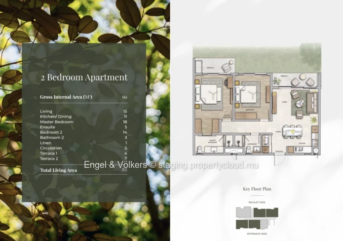 Modern 2-Bedroom Apartment in Smart City – A Nature-Inspired Urban Haven