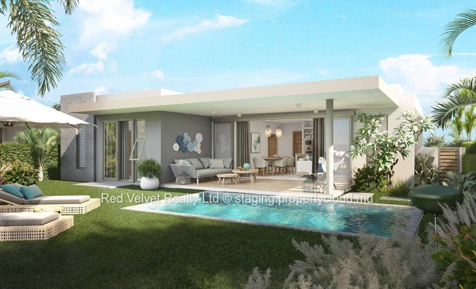 Villa PDS à vendre à Bain Boeuf, 190m², 3 chambres en suite, piscine privée, garage, internet, parking,