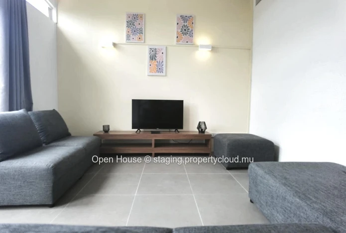 "Modern Furnished Apartment with Pool in Rivière Noire - Black River Area - Only Rs 70,000"