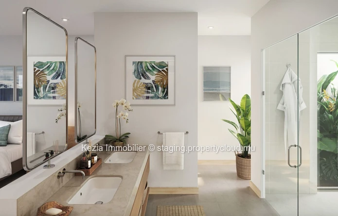 Contemporary villas in a residential setting