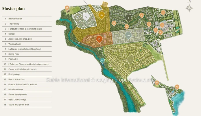 Smart City Anahita, Bel Air, 191m², 3 chambres, piscine, parking, accès mer, spa, proche écoles, golf.