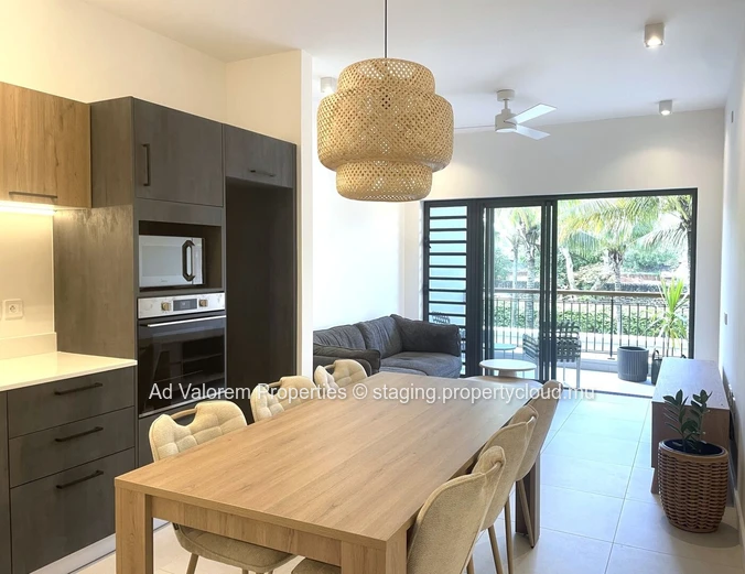 New 2-bedroom apartment with swimming pool – Secure residence in Beau Plan Smart City