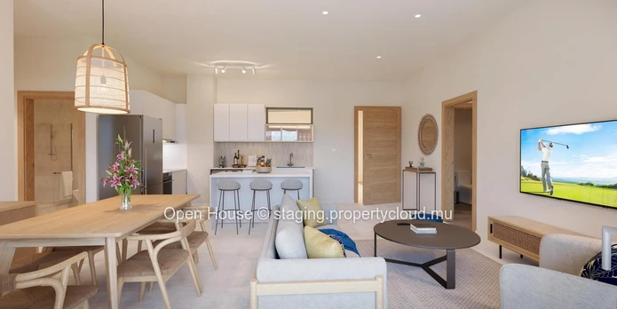 Appartement R+2 à vendre à Grand Baie, surface habitable de 140m², piscine commune, vue mer, proche des commerces. Pr...
