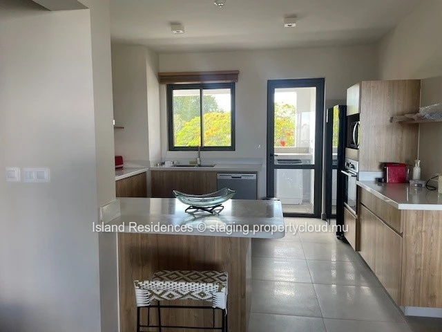 3 bedroom apartment on the second floor (escalator) in a new upscale secure residence with swimming pool and parking