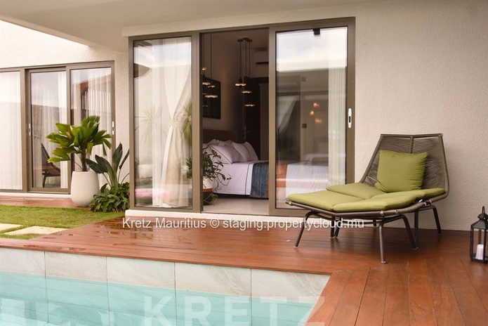 Contemporary 3-bedroom villa with 5-star hotel-style access