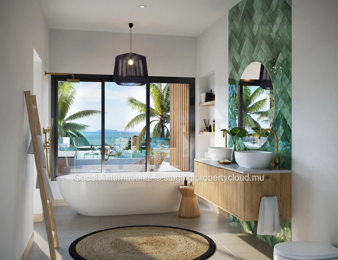 Waterfront 3-Bedroom En-Suite Apartment in Calodyne, Mauritius