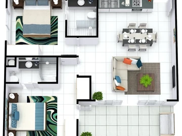2 Bedroom Apartment