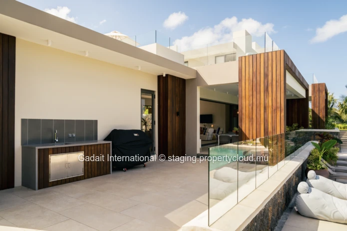 Villa d'exception à Anahita, Île Maurice – Vue panoramique sur le golf et la montagne