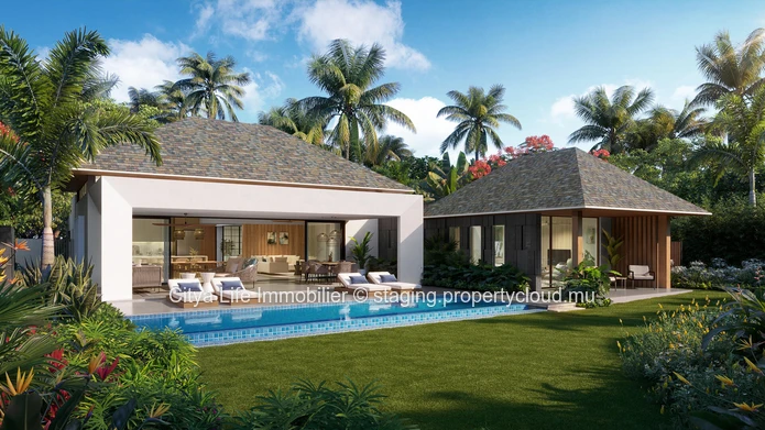 Villa Smart City à vendre à Mon Choisy, 349m² habitables, 807m² de terrain, 4 chambres, piscine privée. Prix : €.