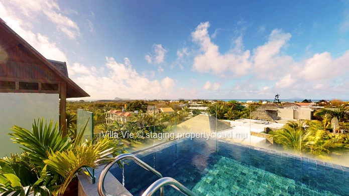 Grand Gaube - Belle penthouse avec piscine