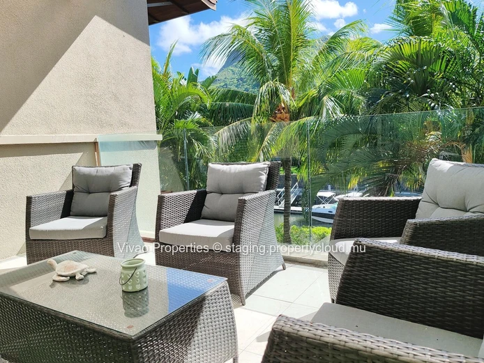 Apartment for sale in the heart of the Marina in Rivière Noire - Black River, 3 bedrooms, river and mountain views, c...