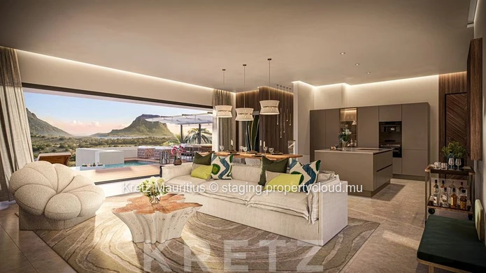 Contemporary villa with breathtaking views of the countryside and mountains