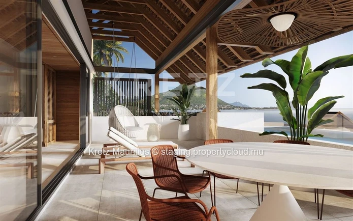 Penthouse with panoramic views in the heart of a 5-star resort
